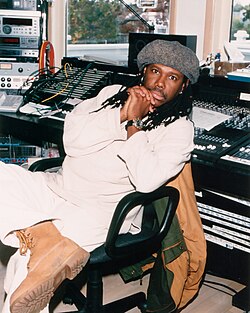 Rodgers at his Le Crib Studios, 1999