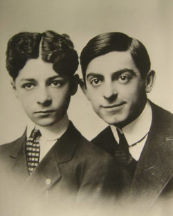 George Jessel and Eddie Cantor, while in Kid Kabaret, c. 1913