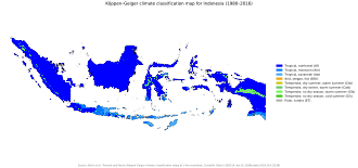 Köppen-Geiger climate classification map of Indonesia[102]