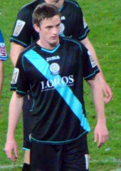 King playing for Leicester City in 2010