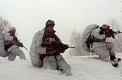 Israeli soldiers of the Alpinist Unit are dispatched to Mount Hermon.