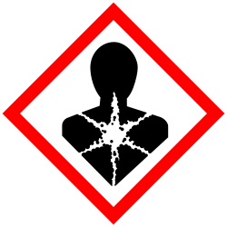 The GHS Hazard pictogram for carcinogenic substances