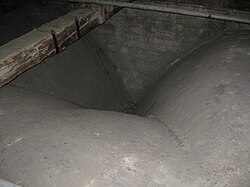 Top of the rib-vaulted ceiling over the nave of Salisbury Cathedral