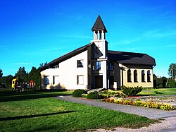 Methodist church in Pilviškiai, Lithuania