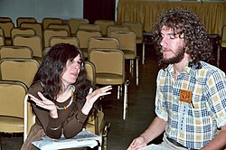 Yronwode and Dean Mullaney at the 1982 San Diego Comic Con.