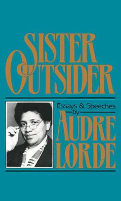 Front cover art for the 1984 publication of the book Sister Outsider by Audre Lorde.