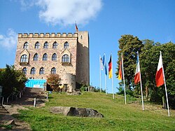 Rebuilt Hambach Castle today