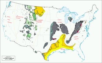 U.S. coal regions and provinces.