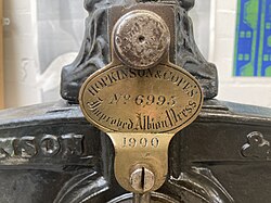 The 20th century Albion press at LCC.