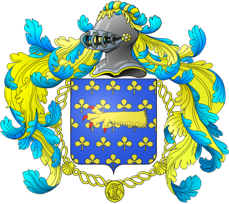 The coat of arms of Michel Eyquem, Lord of Montaigne