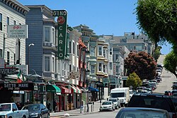 Italian shops and restaurants on Green Street.
