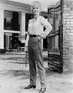Stanwyck as matriarch Victoria Barkley on The Big Valley