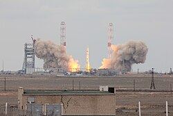 Launch of the Proton rocket with TGO