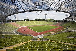 The Olympiastadion in Munich hosted the replay match