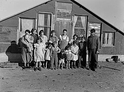 Mennonite family in Montana, c. 1937