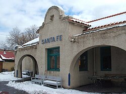 Downtown Santa Fe train station