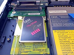 IBM IC DRAM card in a ThinkPad 360PE
