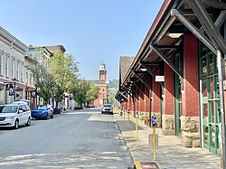 Centre Market is the focal point of the Centre Market Square Historic District.