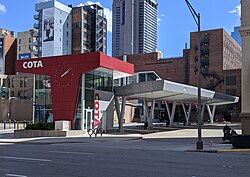 COTA's Spring Street Terminal, one of its five transit centers