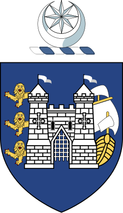 Town arms of Drogheda, Ireland