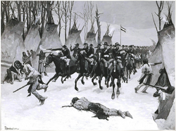 Sand Creek Massacre by Frederic Remington
