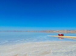 Salty shores of Lake Tuz