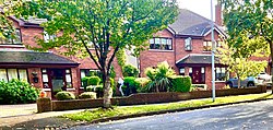 Upper middle class suburban housing in Swords, County Dublin in Ireland