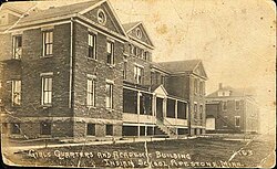 Girls quarters and academic building, Pipestone Indian School