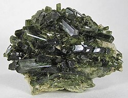 Pyroxene (diopside) crystals from Afghanistan
