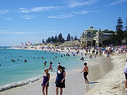 Cottesloe Beach is a notable attraction.