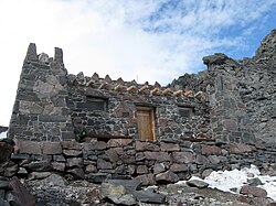 Camp Muir is commonly used by those attempting to summit Mount Rainier