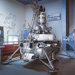 Model of ''Luna 24'' Moon lander