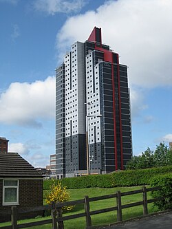 Opal 3 student residences in Leeds city centre are shared with the University of Leeds.