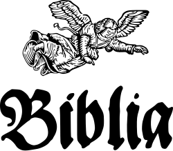 This illustration of the angel of Revelation 14:6 is from the title page of Luther's Bible.