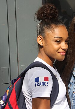 Mélanie de Jesus dos Santos is the 2019 European Artistic Gymnastics all-around champion, a two-time European champion on floor exercise (2018, 2019), and the 2021 European champion on the balance beam.