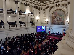 Closing ceremony of the Chilean Constitutional Convention (4 July 2022).
