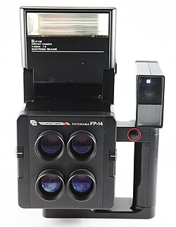 Fujifilm FP-14, a passport camera intended to produce four photo portraits of the same subject simultaneously