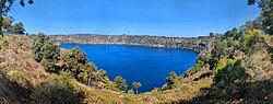 Blue Lake / Warwar, a maar at Mount Gambier, South Australia