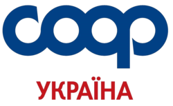 Modern logo of Ukoopspilka, the main representative of consumer cooperatives in Ukraine