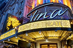 The musical Tina playing at the Aldwych Theatre in London, 2019