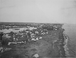 By 1907, houses had replaced the tents.