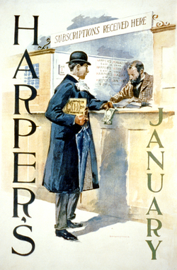 Harper's Monthly, a literary and political force in the late 19th century[citation needed]