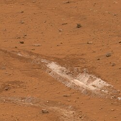 The silica-rich patch discovered by Spirit rover