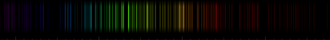 Color lines in a spectral range