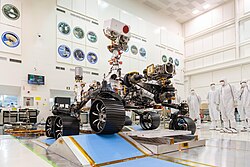 Perseverance in the Jet Propulsion Laboratory near Pasadena, California