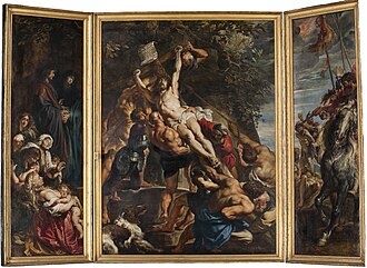 Triptych of the Raising of the Cross, Rubens, 1610–11, Antwerp Cathedral