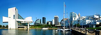Cleveland's North Coast Harbor and the Rock and Roll Hall of Fame