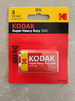 Kodak 9V battery