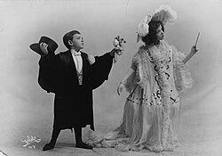 Fred and his sister Adele in 1906