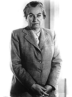 Nobel laureate Gabriela Mistral